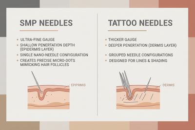 What Makes SMP Needles Different From Tattoo Needles?